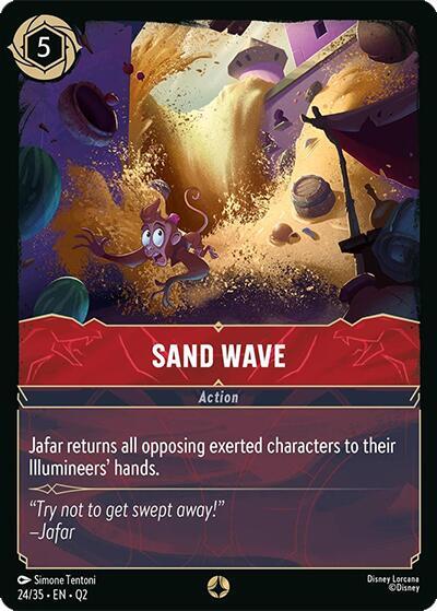 Sand Wave 24/35 card from Illumineer's Quest: Palace Heist