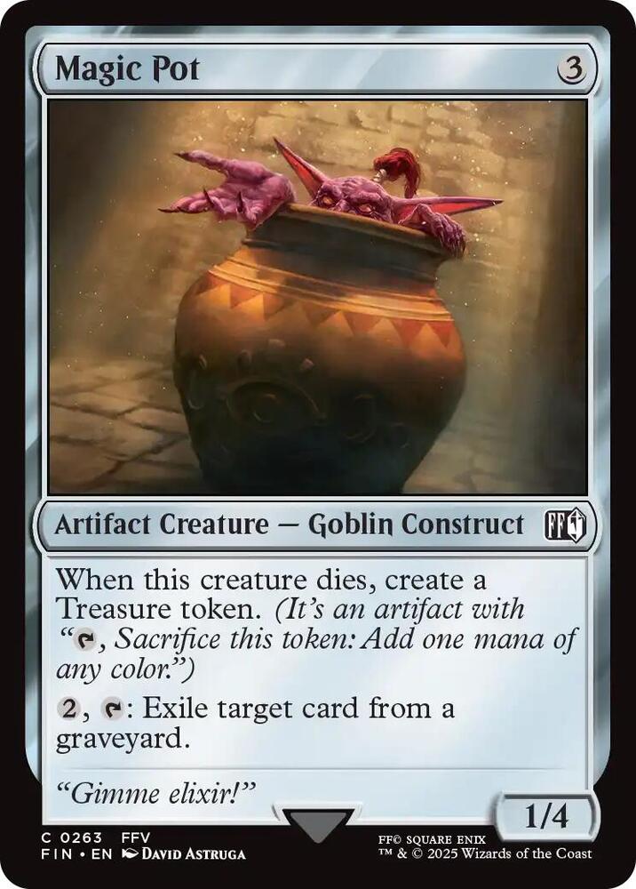 Magic Pot 263 card from FINAL FANTASY