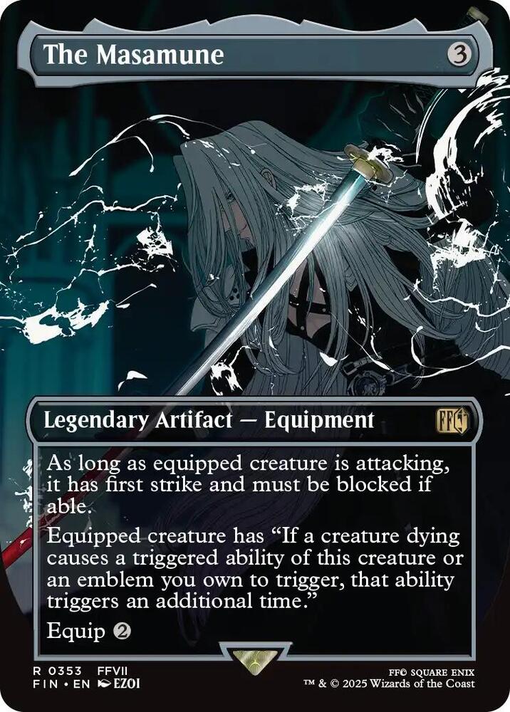 The Masamune (Borderless) 353 card from FINAL FANTASY