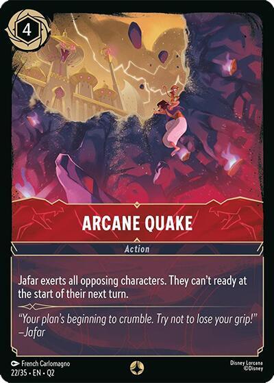 Arcane Quake 22/35 card from Illumineer's Quest: Palace Heist