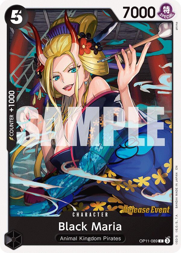 Black Maria OP11-089 card from A Fist of Divine Speed Release Event Cards
