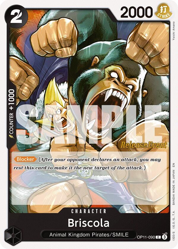 Briscola OP11-090 card from A Fist of Divine Speed Release Event Cards
