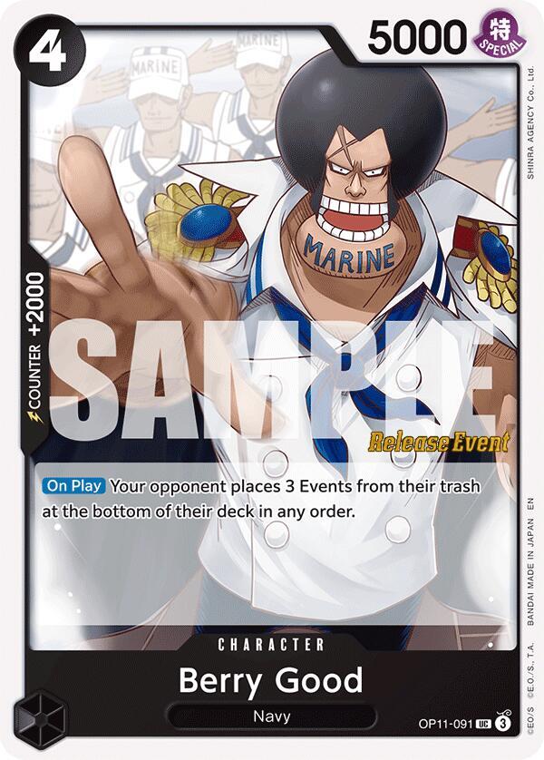 Berry Good OP11-091 card from A Fist of Divine Speed Release Event Cards