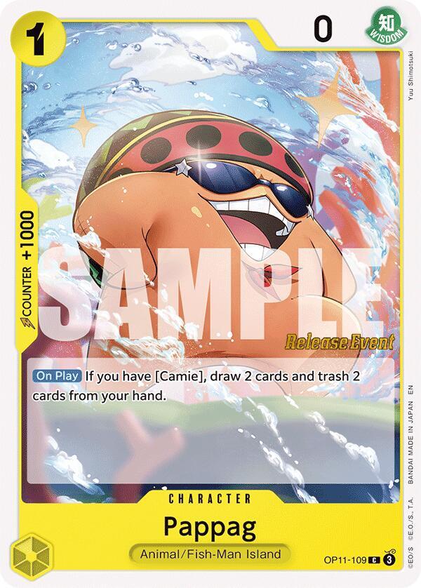Pappag OP11-109 card from A Fist of Divine Speed Release Event Cards