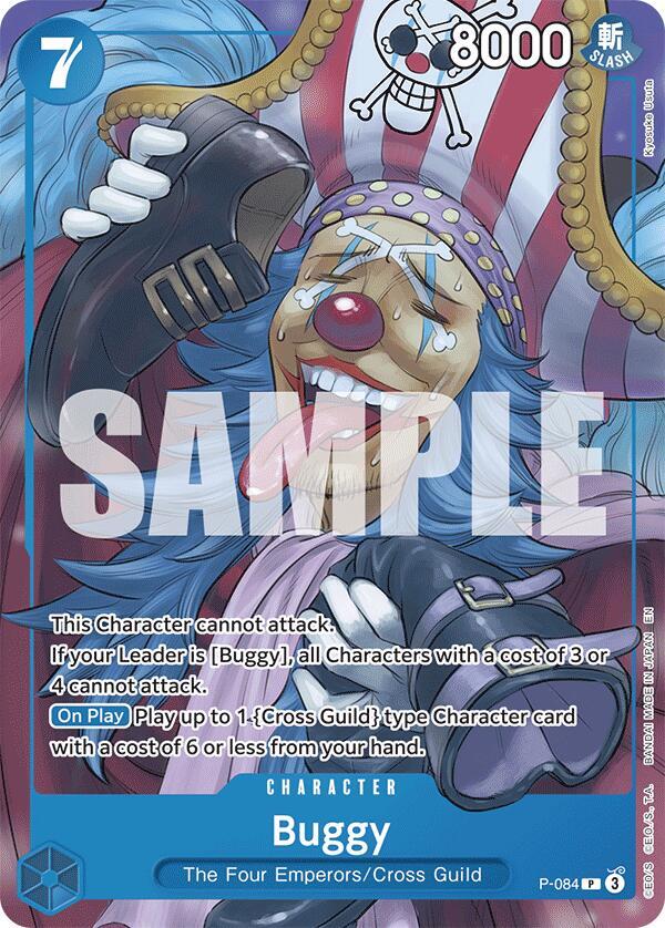 Buggy (Promo Reprint) P-084 card from Starter Deck 25: BLUE Buggy