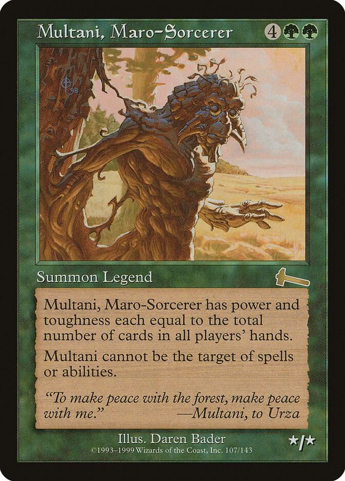 Multani, Maro-Sorcerer 107 card from Urza's Legacy