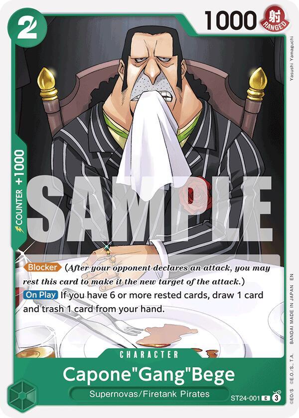 Capone"Gang"Bege ST24-001 card from Starter Deck 24: GREEN Jewelry Bonney