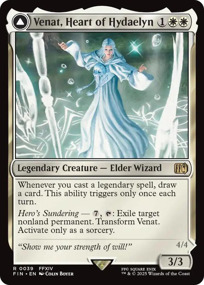 Venat, Heart of Hydaelyn 39 card from FINAL FANTASY
