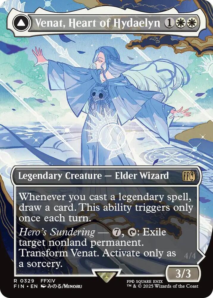Venat, Heart of Hydaelyn (Borderless) 329 card from FINAL FANTASY