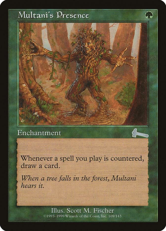 Multani's Presence 109 card from Urza's Legacy