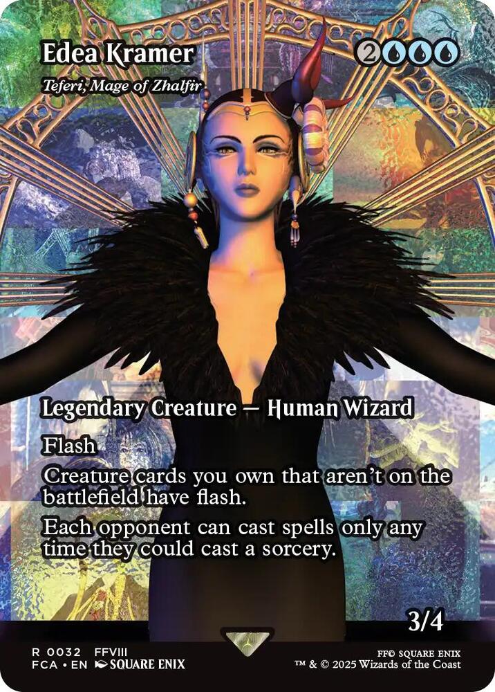 Edea Kramer - Teferi, Mage of Zhalfir (Showcase) 32 card from FINAL FANTASY: Through the Ages