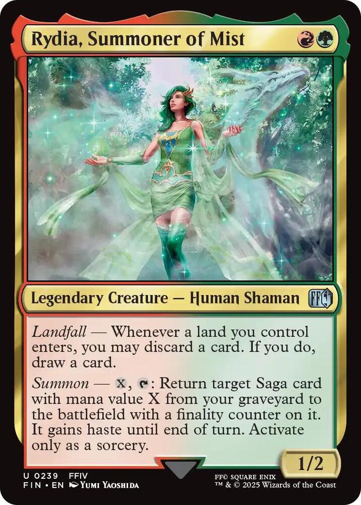 Rydia, Summoner of Mist 239 card from FINAL FANTASY
