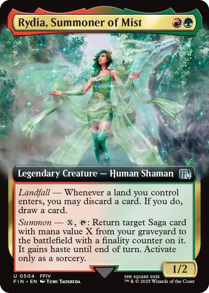 Rydia, Summoner of Mist (Extended Art) 504 card from FINAL FANTASY