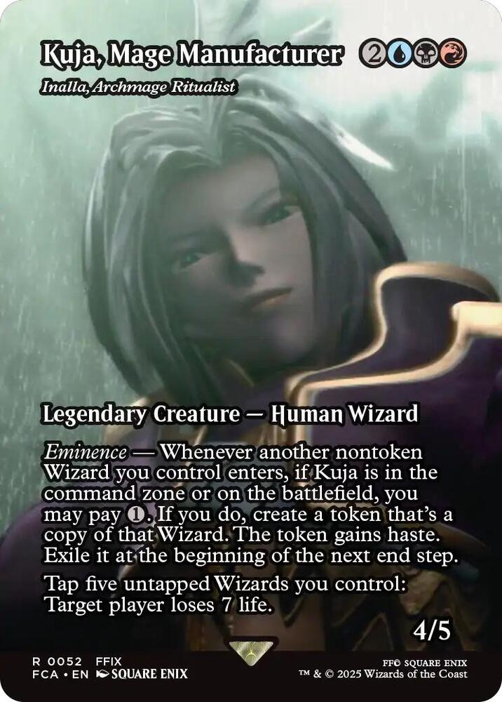 Kuja, Mage Manufacturer - Inalla, Archmage Ritualist (Showcase) 52 card from FINAL FANTASY: Through the Ages