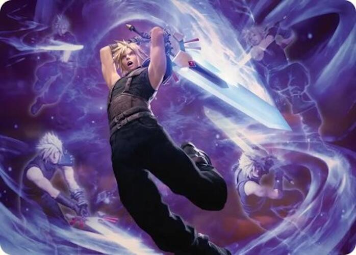 Cloud's Limit Break Art Card 23 card from Art Series: FINAL FANTASY