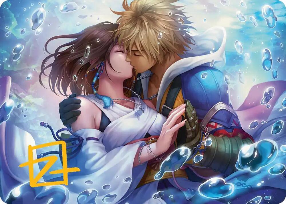 Together Forever Art Card (Gold-Stamped Signature) 32 card from Art Series: FINAL FANTASY