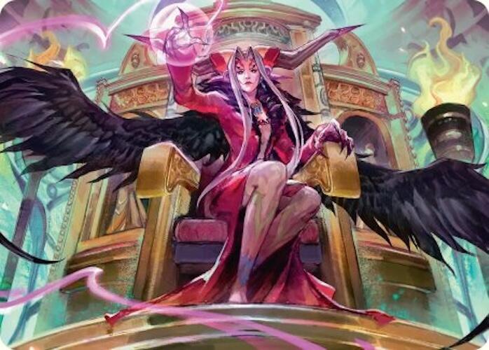 Sorceress's Schemes Art Card 9 card from Art Series: FINAL FANTASY