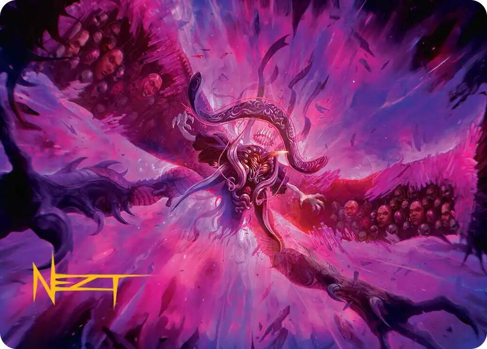Hades, Sorcerer of Eld Art Card (Gold-Stamped Signature) 12 card from Art Series: FINAL FANTASY