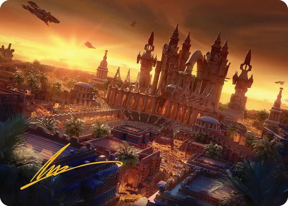 Rabanastre, Royal City Art Card (Gold-Stamped Signature) 18 card from Art Series: FINAL FANTASY