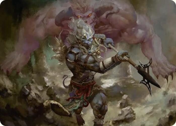 Kimahri, Valiant Guardian Art Card 29 card from Art Series: FINAL FANTASY