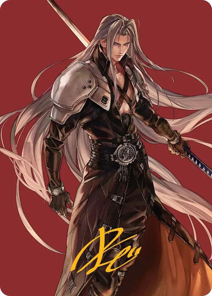 Sephiroth, Fabled SOLDIER Art Card (Gold-Stamped Signature) 44 card from Art Series: FINAL FANTASY