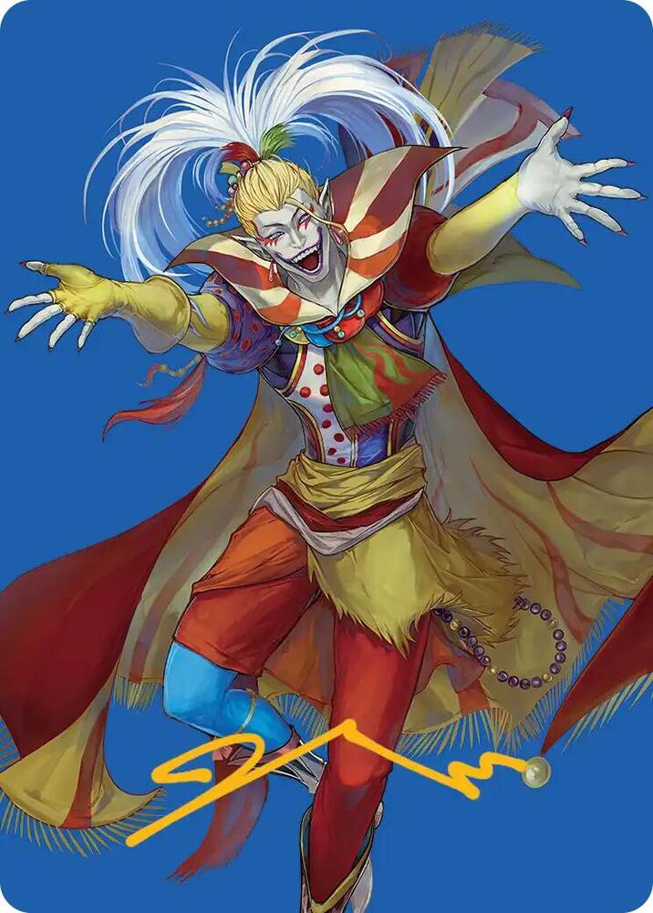 Kefka, Court Mage Art Card (Gold-Stamped Signature) 46 card from Art Series: FINAL FANTASY