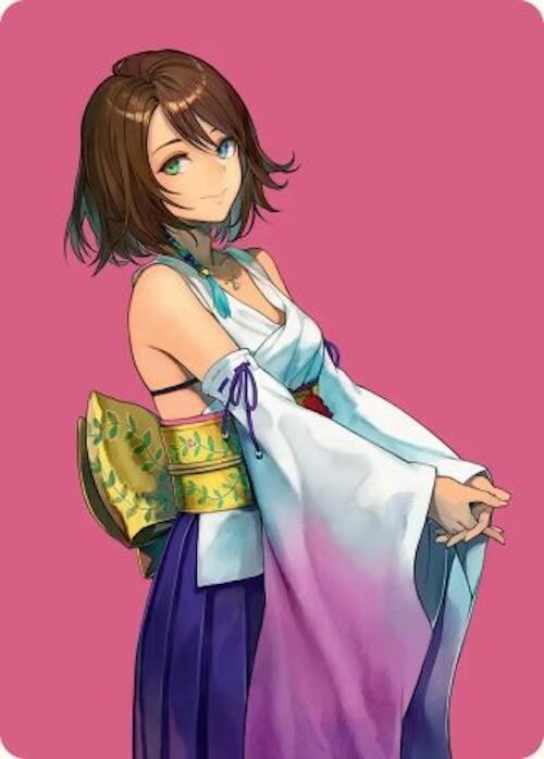 Yuna, Hope of Spira Art Card 48 card from Art Series: FINAL FANTASY