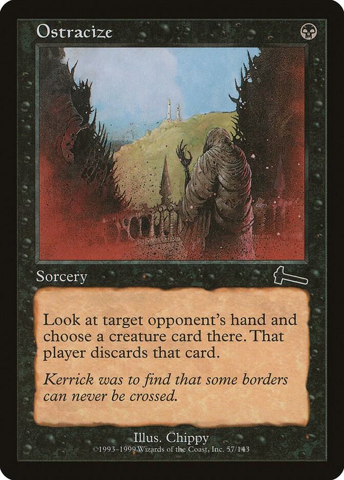 Ostracize 57 card from Urza's Legacy