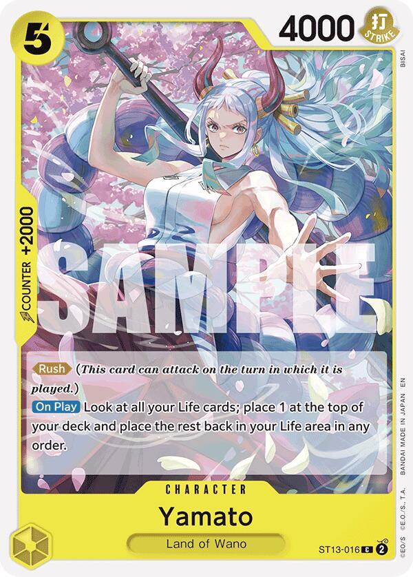 Yamato (Reprint) ST13-016 card from Starter Deck 28: GREEN/YELLOW Yamato