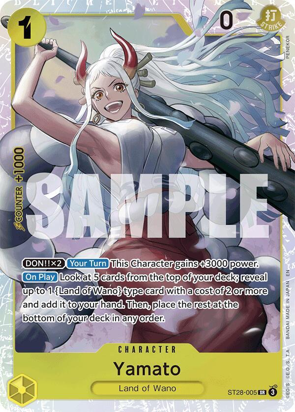 Yamato ST28-005 card from Starter Deck 28: GREEN/YELLOW Yamato