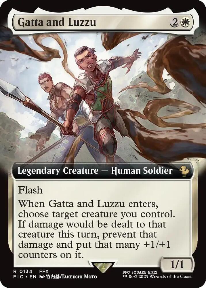 Gatta and Luzzu (Extended Art) 134 card from Commander: FINAL FANTASY