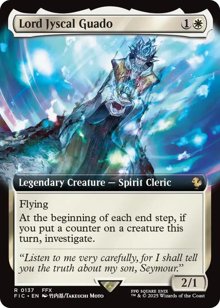 Lord Jyscal Guado (Extended Art) 137 card from Commander: FINAL FANTASY