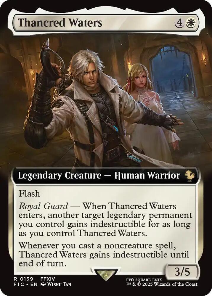 Thancred Waters (Extended Art) 139 card from Commander: FINAL FANTASY