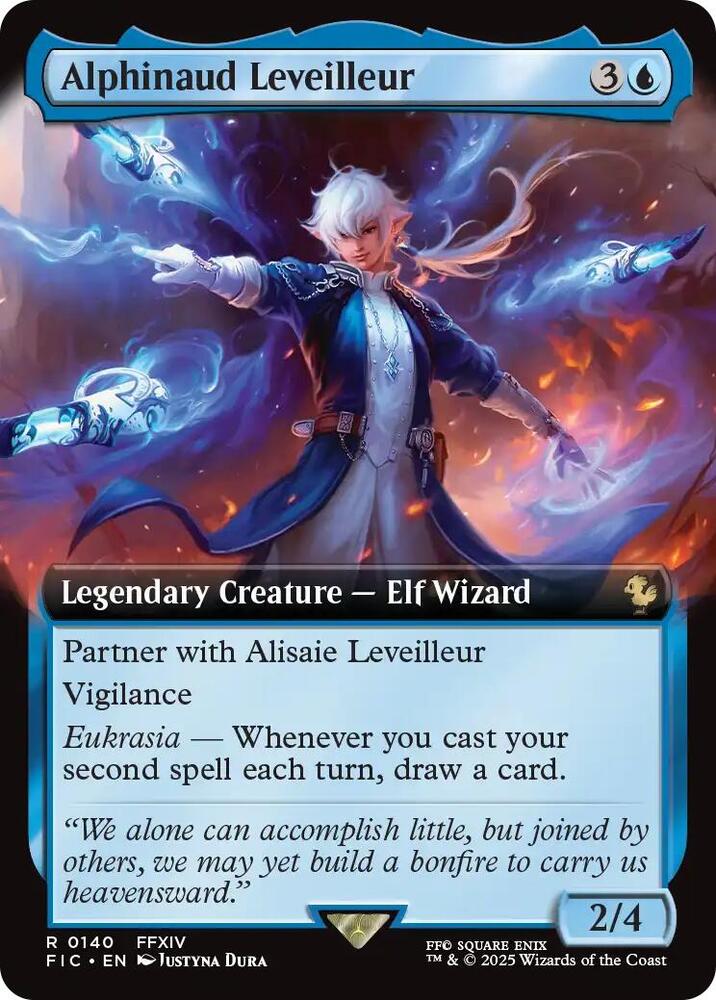 Alphinaud Leveilleur (Extended Art) 140 card from Commander: FINAL FANTASY