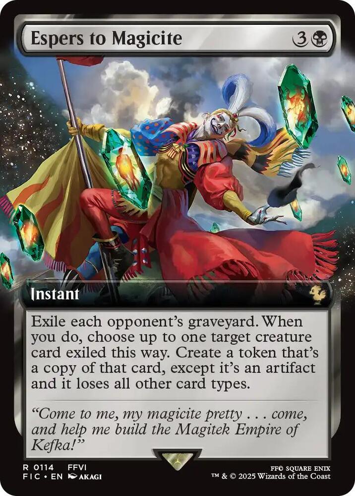 Espers to Magicite (Extended Art) 114 card from Commander: FINAL FANTASY