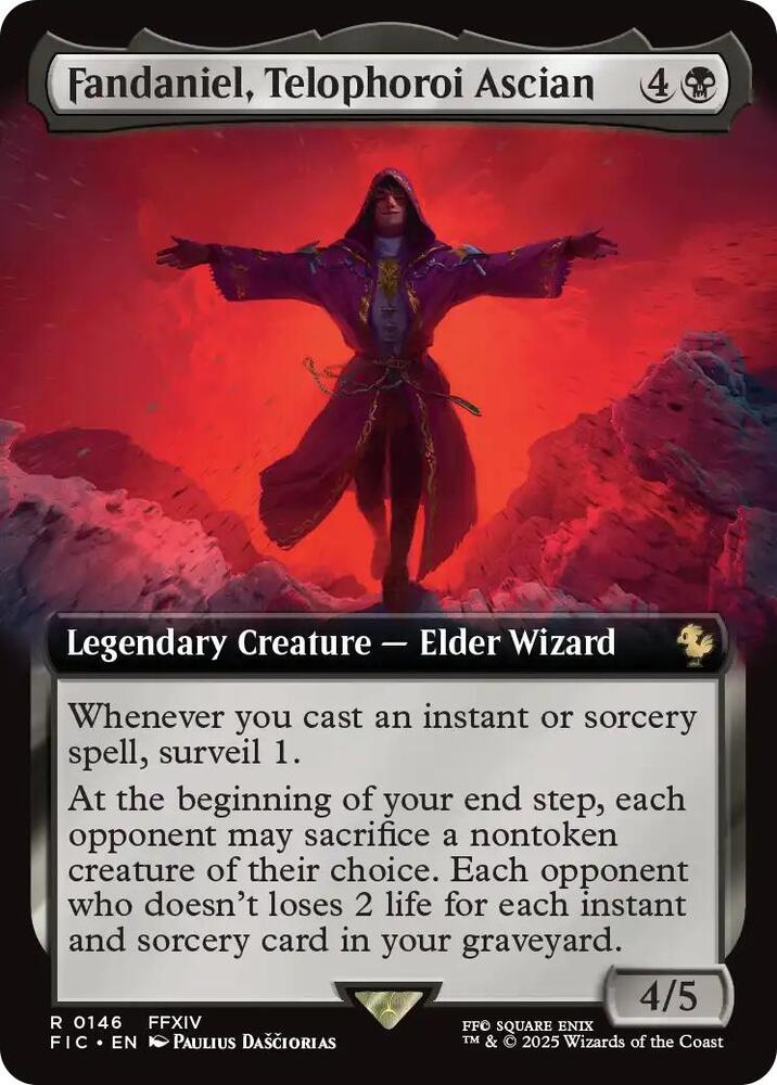 Fandaniel, Telophoroi Ascian (Extended Art) 146 card from Commander: FINAL FANTASY