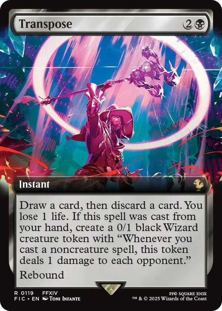 Transpose (Extended Art) 119 card from Commander: FINAL FANTASY