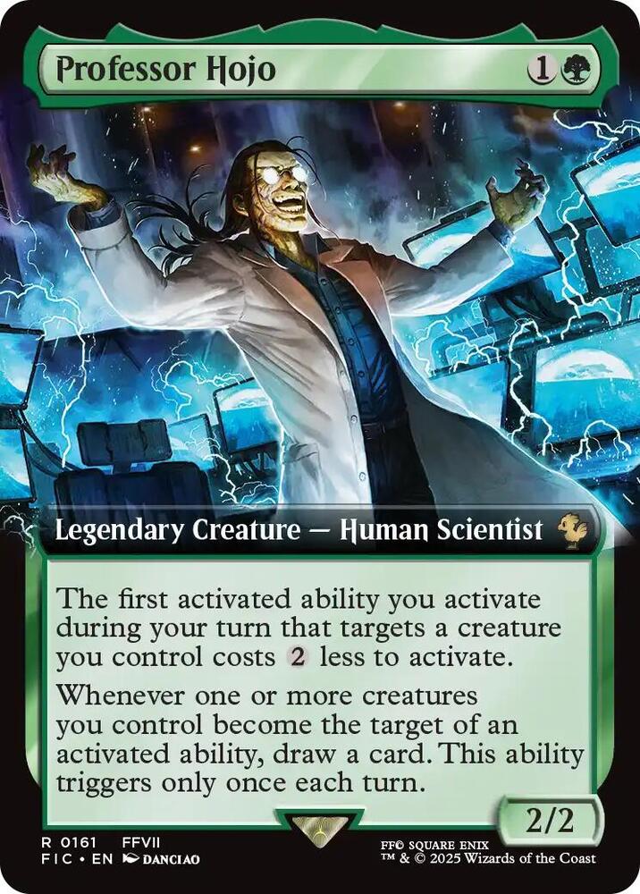 Professor Hojo (Extended Art) 161 card from Commander: FINAL FANTASY