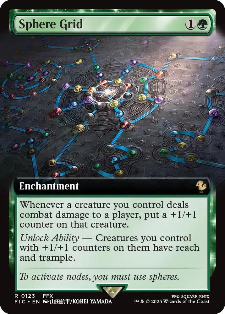 Sphere Grid (Extended Art) 123 card from Commander: FINAL FANTASY