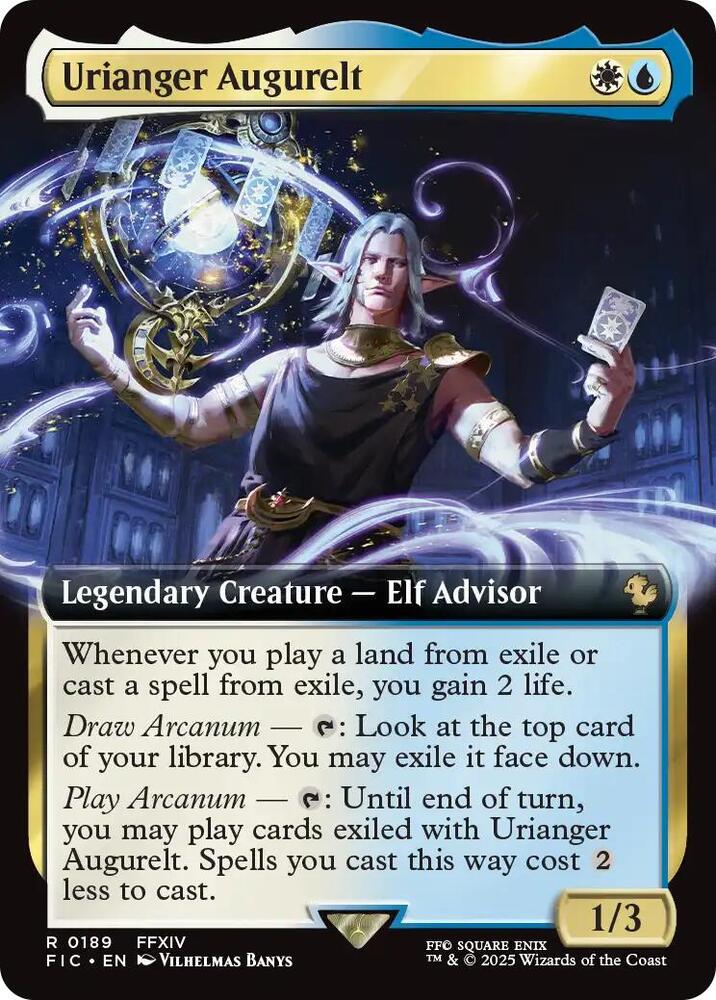Urianger Augurelt (Extended Art) 189 card from Commander: FINAL FANTASY