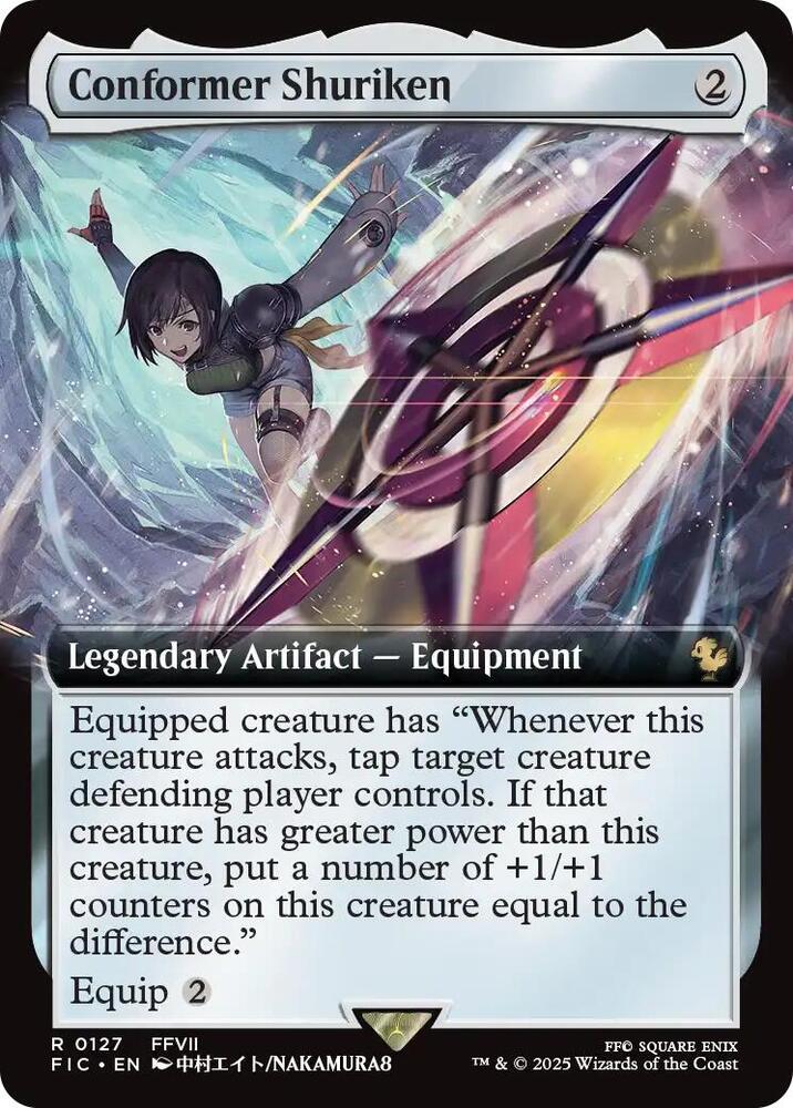 Conformer Shuriken (Extended Art) 127 card from Commander: FINAL FANTASY