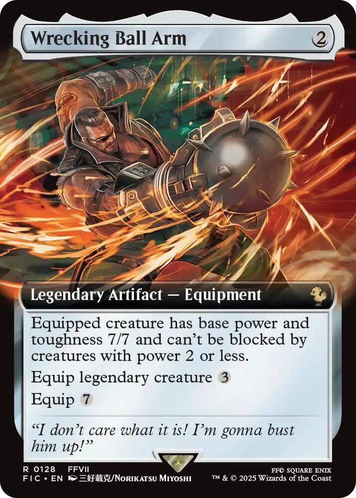 Wrecking Ball Arm (Extended Art) 128 card from Commander: FINAL FANTASY