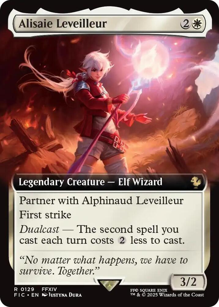 Alisaie Leveilleur (Extended Art) 129 card from Commander: FINAL FANTASY