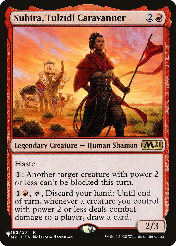 Subira, Tulzidi Caravanner 162/274 card from The List Reprints