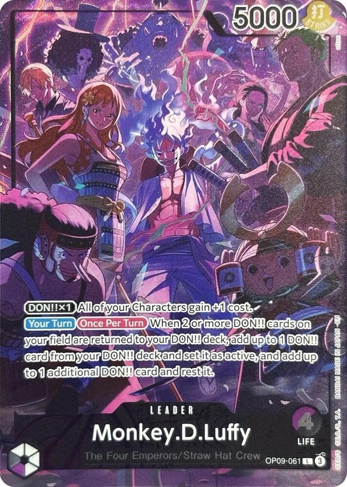 Monkey.D.Luffy (English Version 2nd Anniversary Set) OP09-061 card from One Piece Promotion Cards