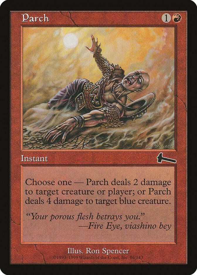 Parch 86 card from Urza's Legacy