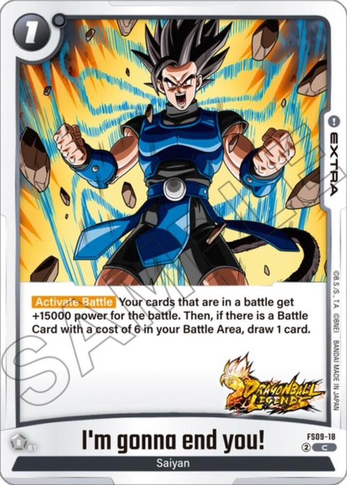 I'm gonna end you! FS09-18 card from Starter Deck 9: Shallot