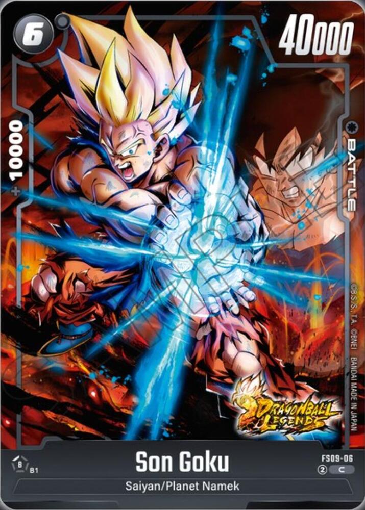 Son Goku FS09-06 card from Starter Deck 9: Shallot