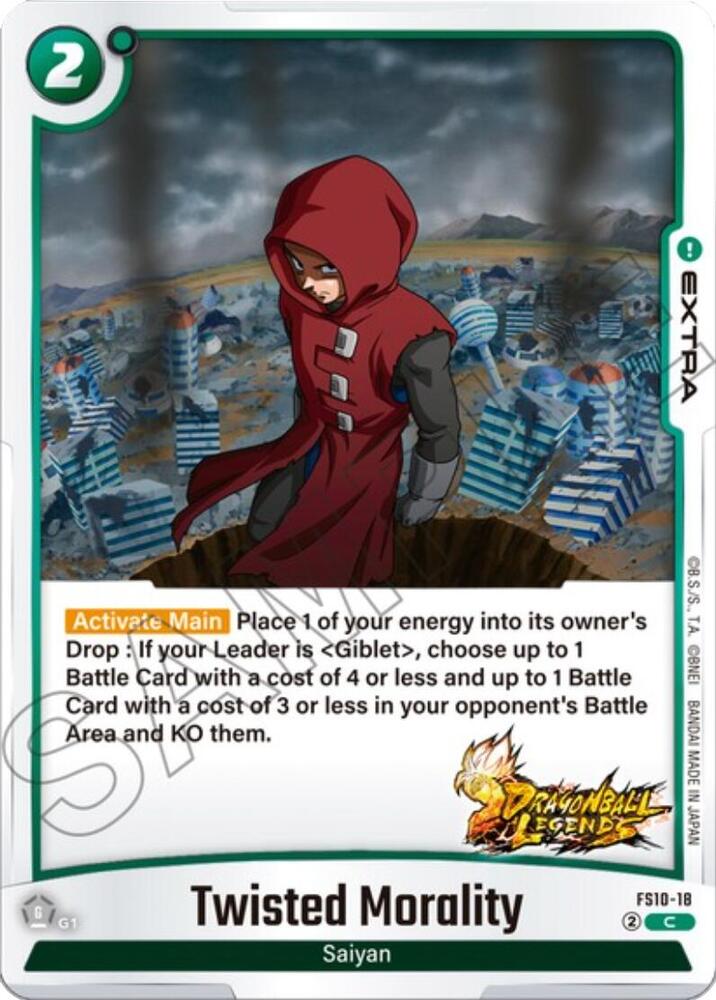 Twisted Morality FS10-18 card from Starter Deck 10: Giblet