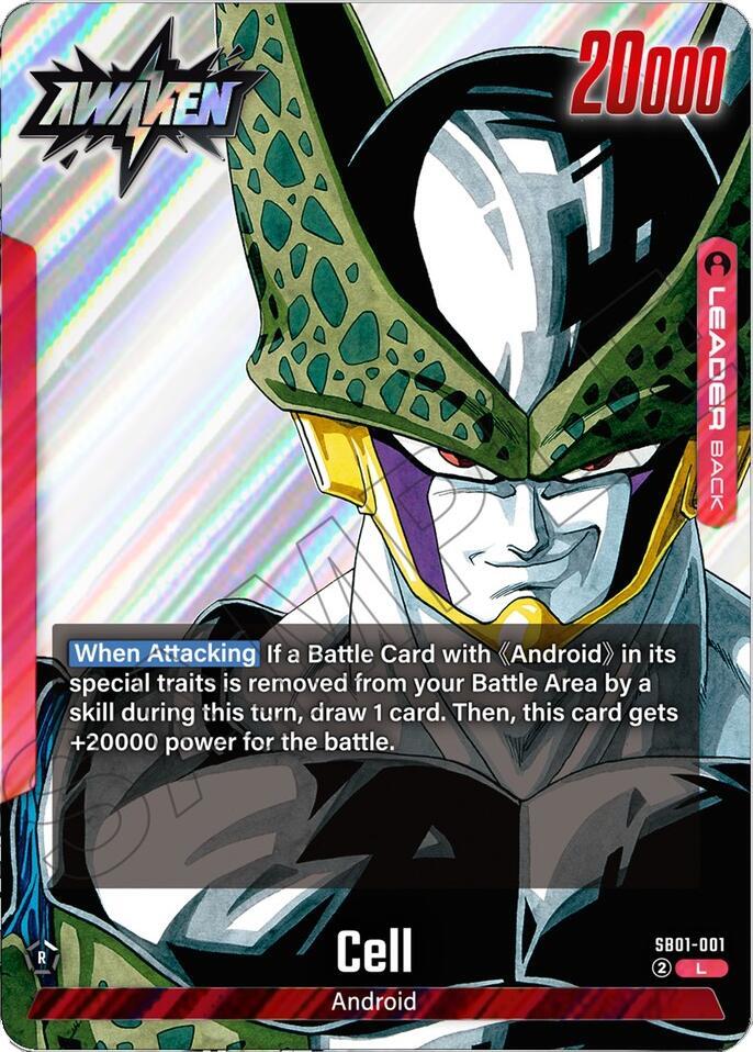 Cell SB01-001 card from Manga Booster 01